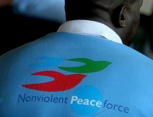 Kenyan Nonviolent Peaceforce worker Peters Nyawanda in Sri Lanka. (Flickr/Nonviolent Peaceforce)