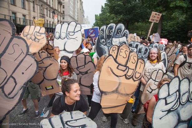 People's Climate March (Flickr / Josh Lopez)
