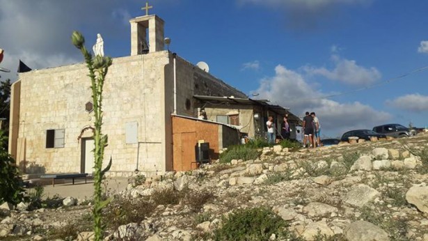 Saint Mary's Church in Iqrit was the only structure left standing after a 1951 IDF bombing that destroyed 100 homes in the Christian village. (Facebook / Iqrit)