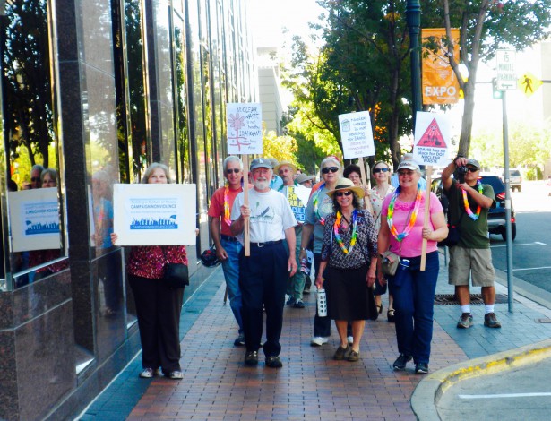 A CNV march to protect Idadho from nuclear waste. (CNV Boise)