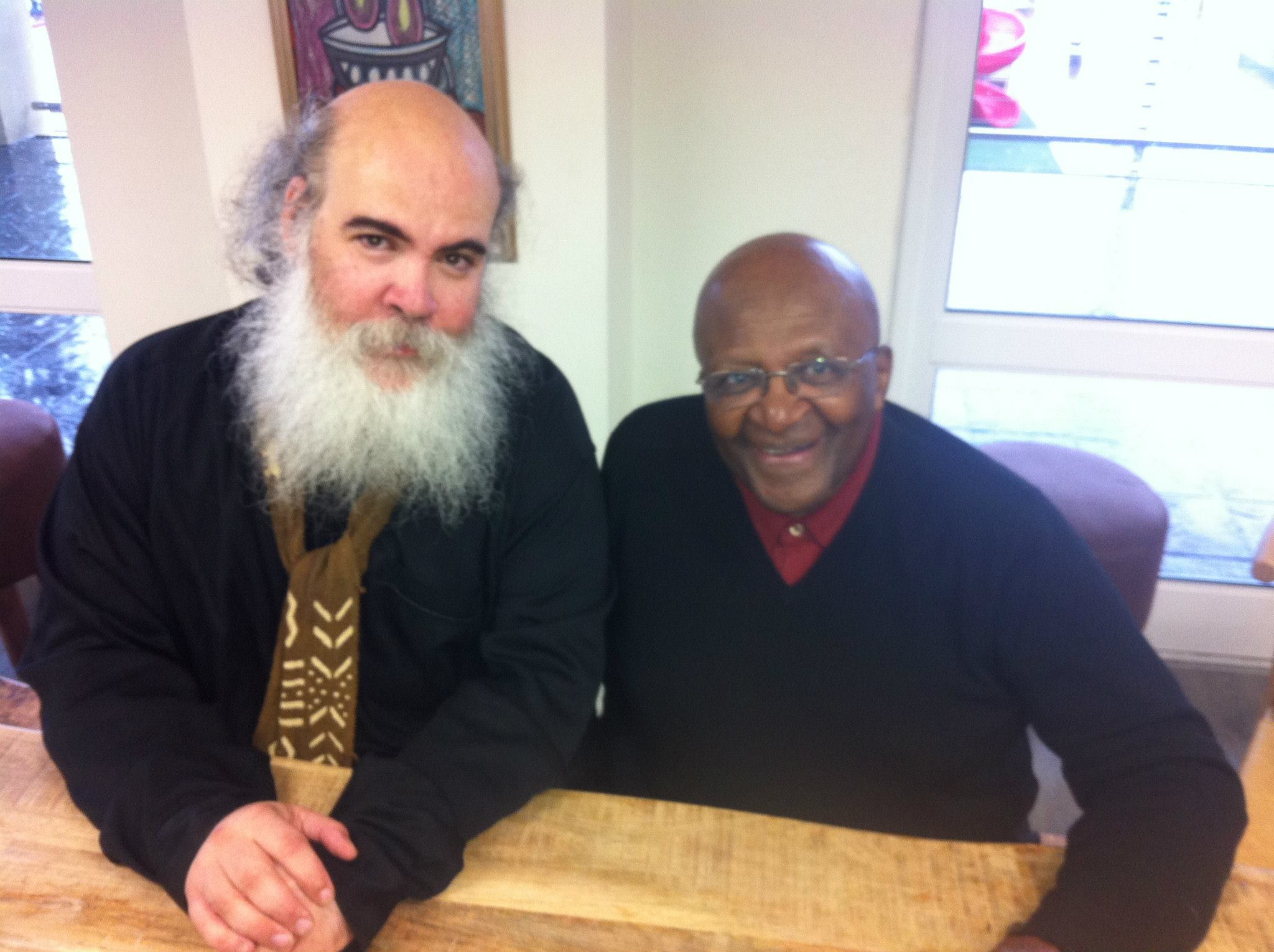 Matt Meyer and Desmond Tutu