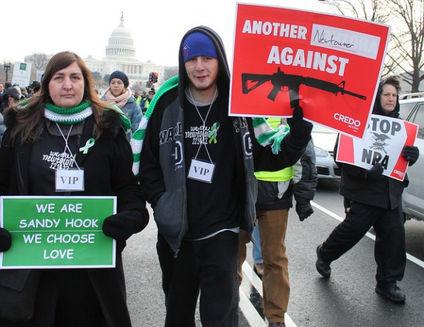 The March on Washington for Gun Control in Washington D.C., on January 26. (Flickr/Elvert Barnes)