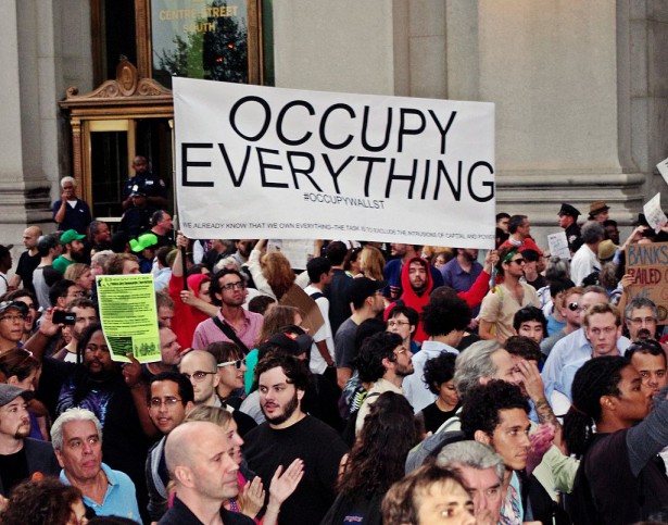 Occupy Wall Street on September 30, 2011. (Wikimedia Commons/David Shankbone) 