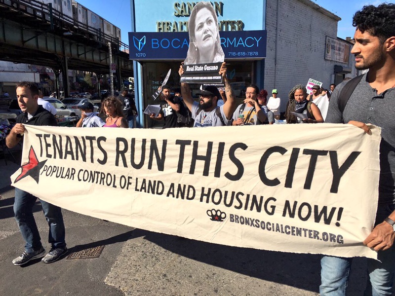 Bronx residents lead anti-gentrification march to oppose rezoning plans ...