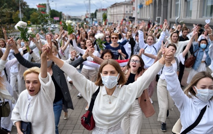 In A Time Of Unprecedented Protest Belarus Uprising Is Exceptional