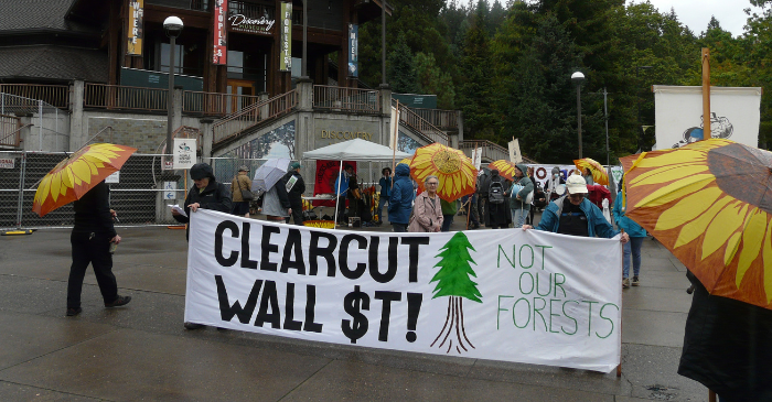 West Coast climate activists battle the false 'solution' of forest ...