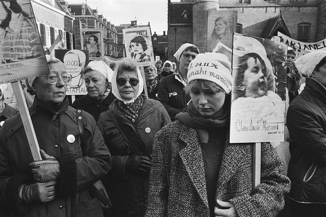 The Mothers of the Plaza de Mayo in Argentina.